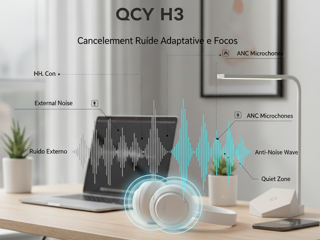 O funcionamento do ANC Adaptativo e Foco